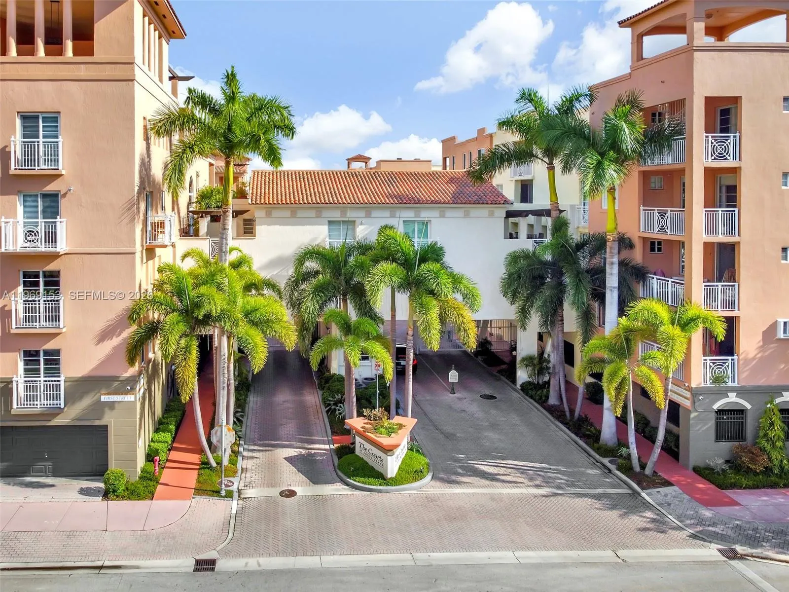 A Gated Community South Beach.The entry is between Alton Rd and Washington Ave.