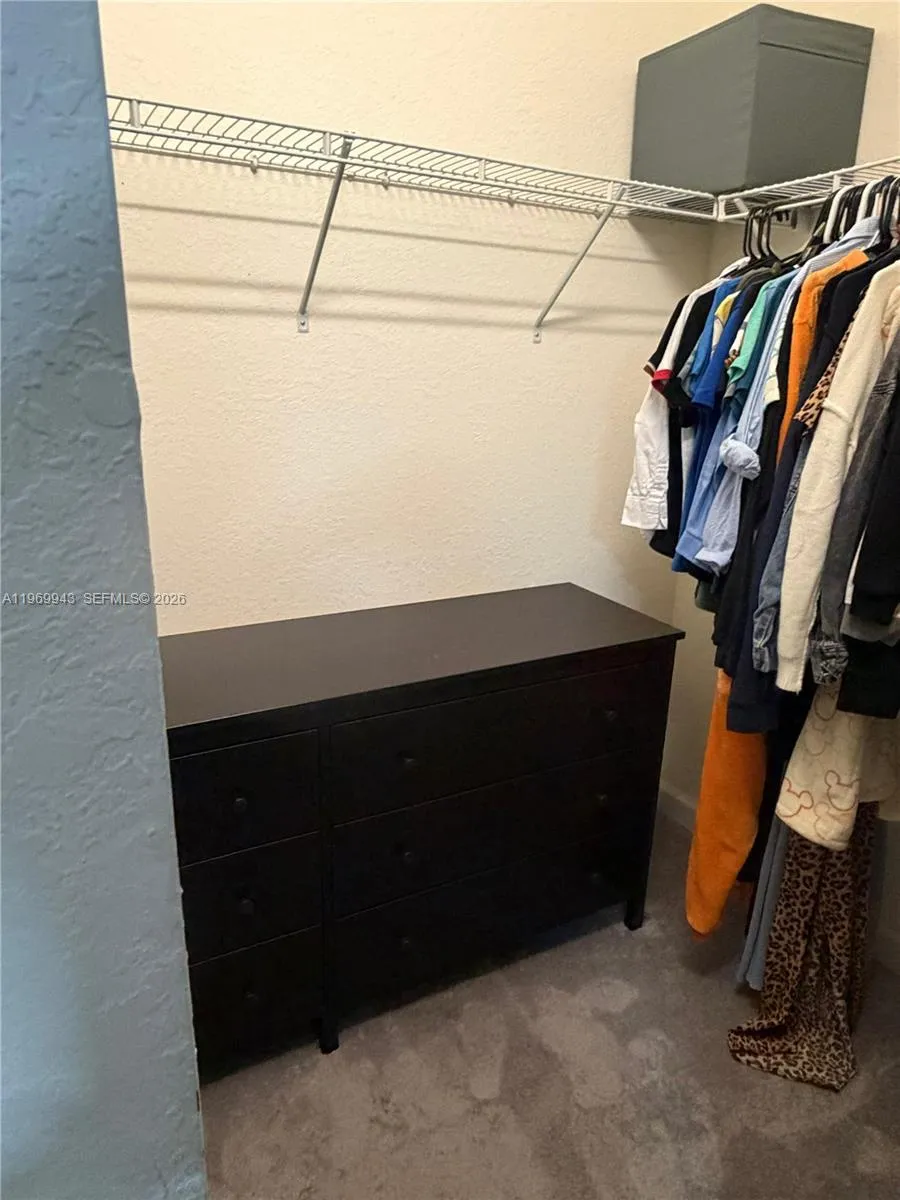 Walking Closet Primary bedroom