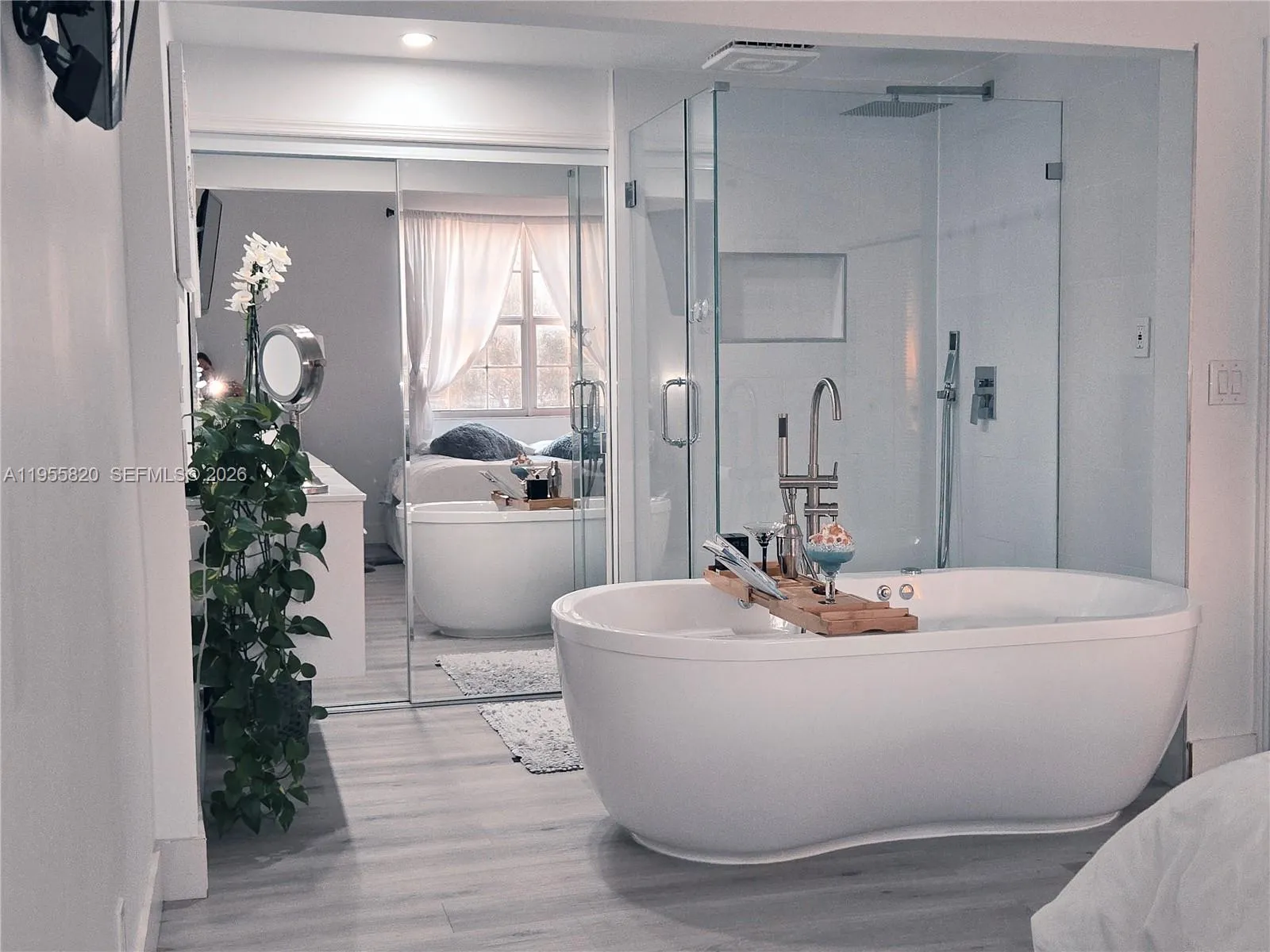 Open Concept Bathroom in the Master Bedroom