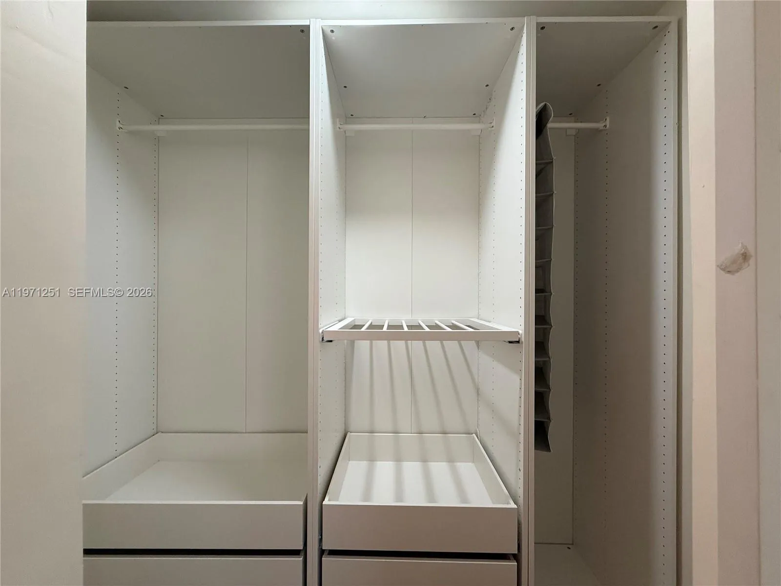 Master bedroom closet