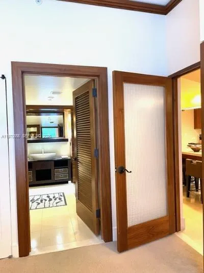 From master toward master bathroom