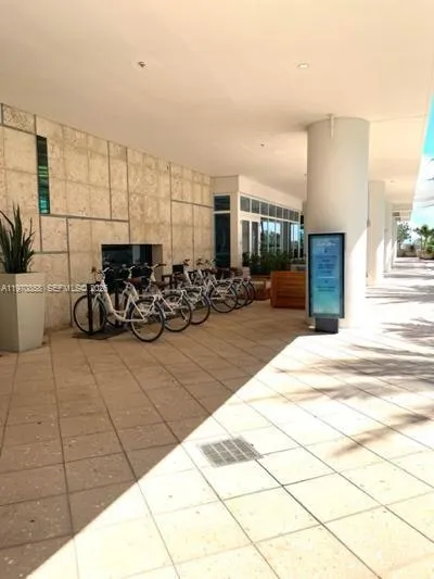Outside and bike parking
