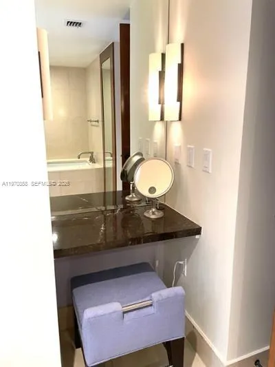 Vanity in the Master Bathroom