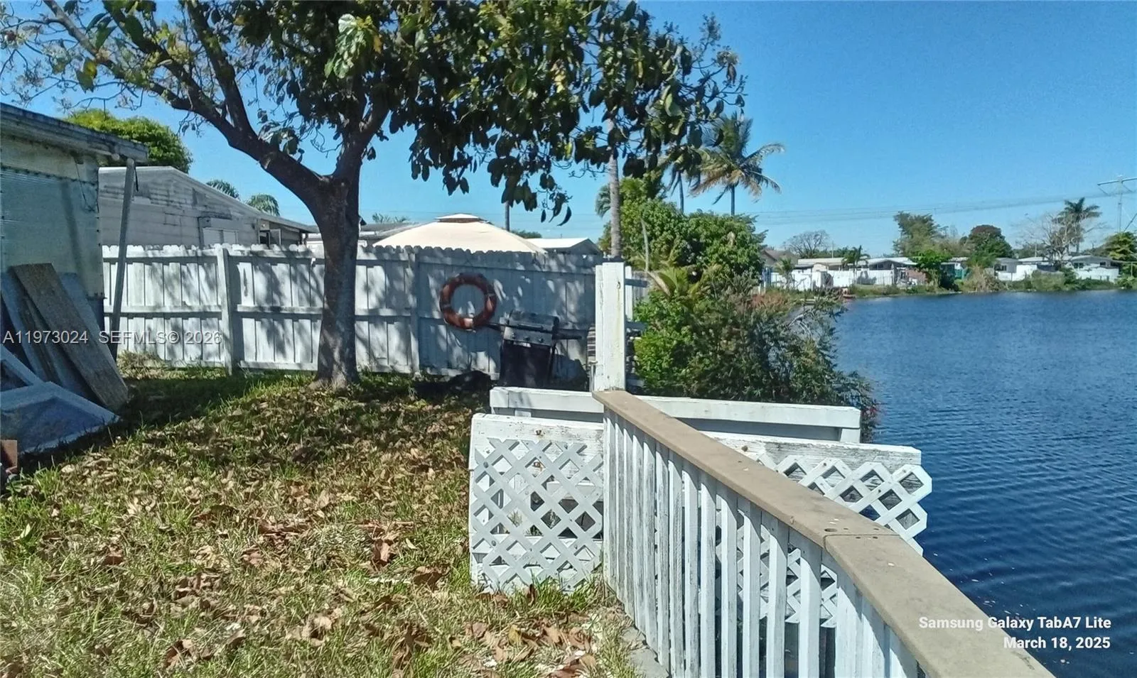 Backyard w/ lakeview