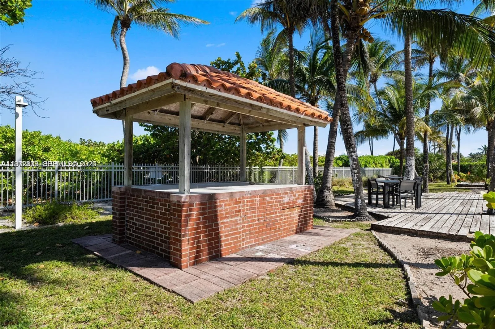 Pool area BBQ