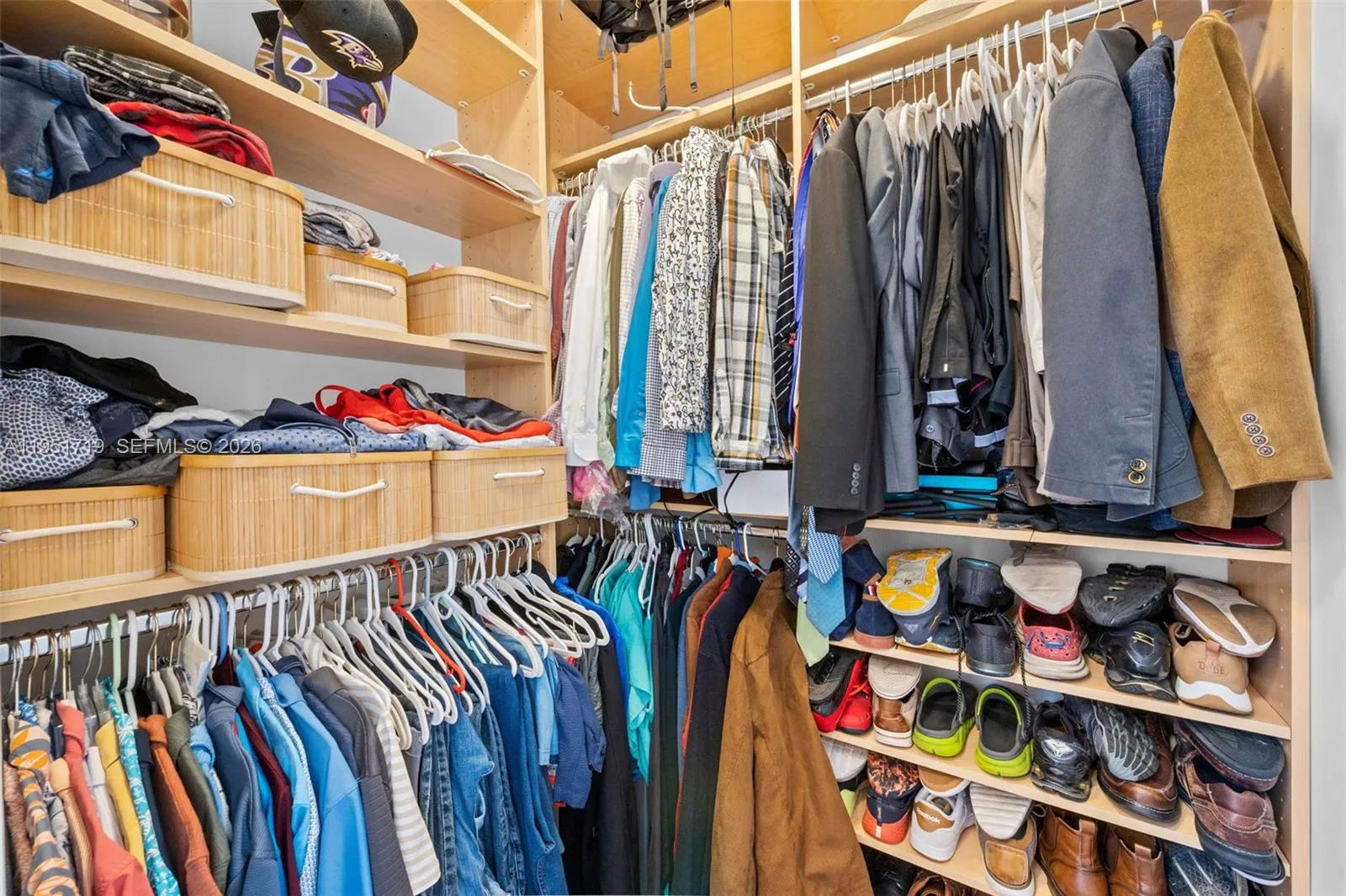 This view demonstrates the functionality of the integrated Murphy bed, seamlessly transforming the office into an additional guest suite.