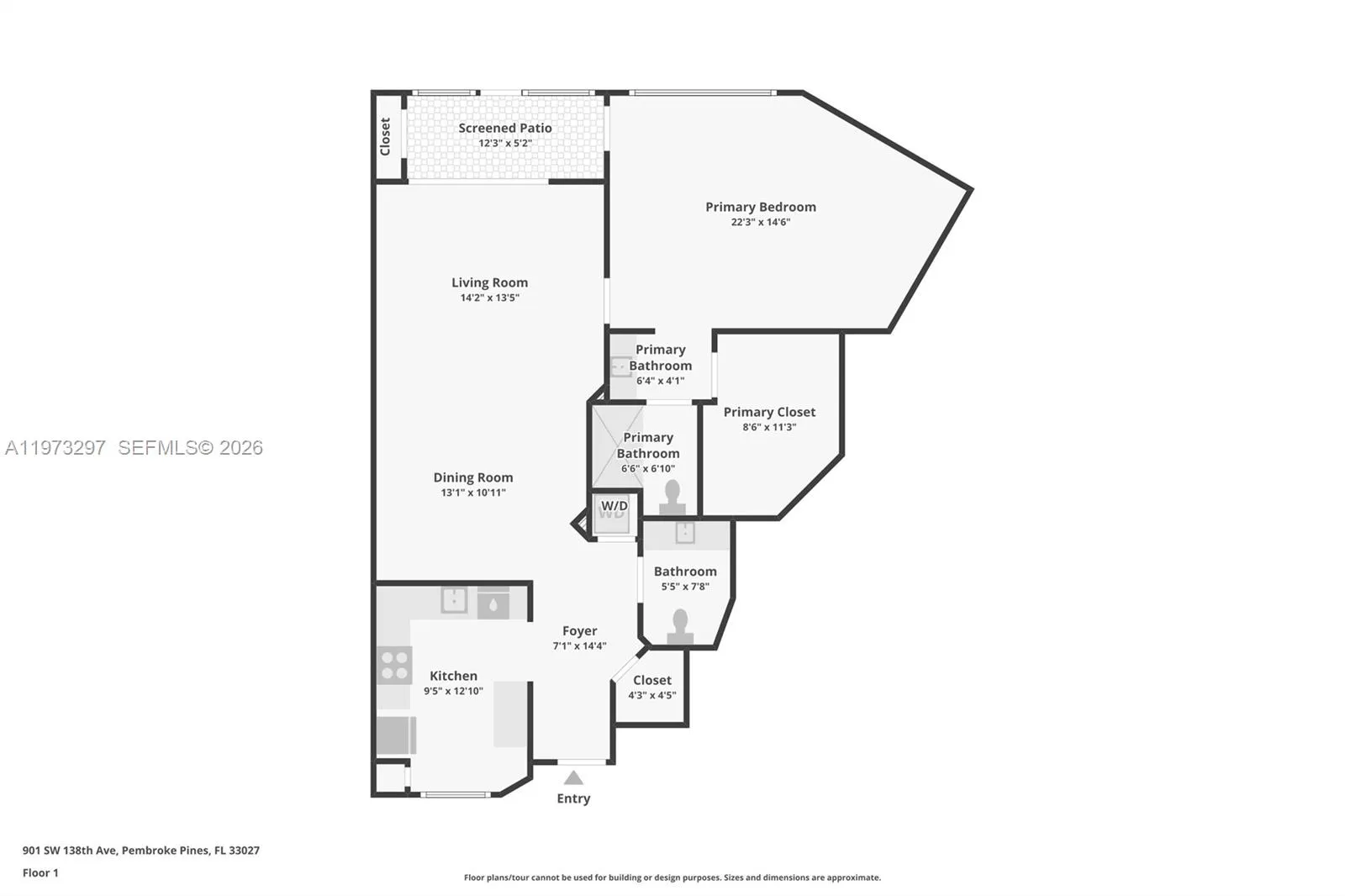 901 Sw 138th Ave 108c, Pembroke Pines, Florida 330, Pembroke Pines, Florida 33027, 1 Bedroom Bedrooms, ,1 BathroomBathrooms,Residential,For Sale,901 Sw 138th Ave 108c, Pembroke Pines, Florida 330,A11973297