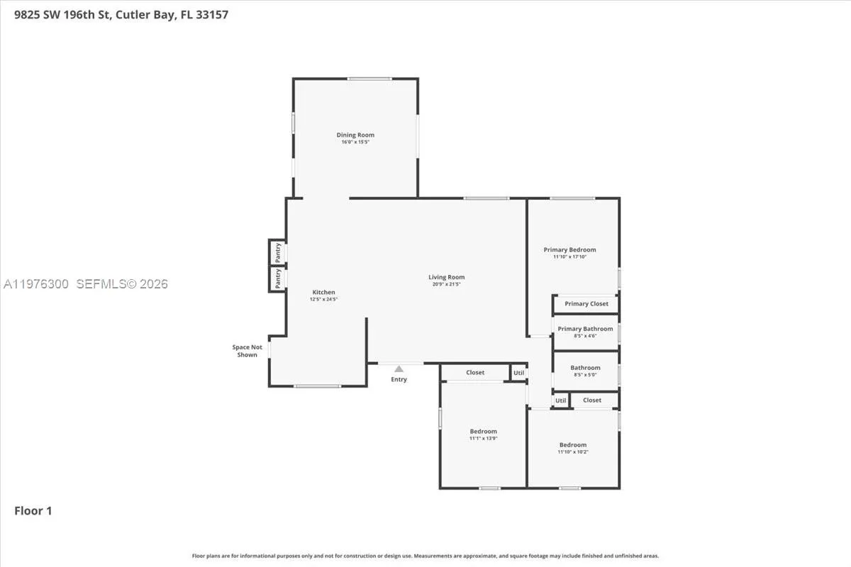 9825 Sw 196, Cutler Bay, Florida 33016, Cutler Bay, Florida 33016, 3 Bedrooms Bedrooms, ,2 BathroomsBathrooms,Residential,For Sale,9825 Sw 196, Cutler Bay, Florida 33016,A11976300