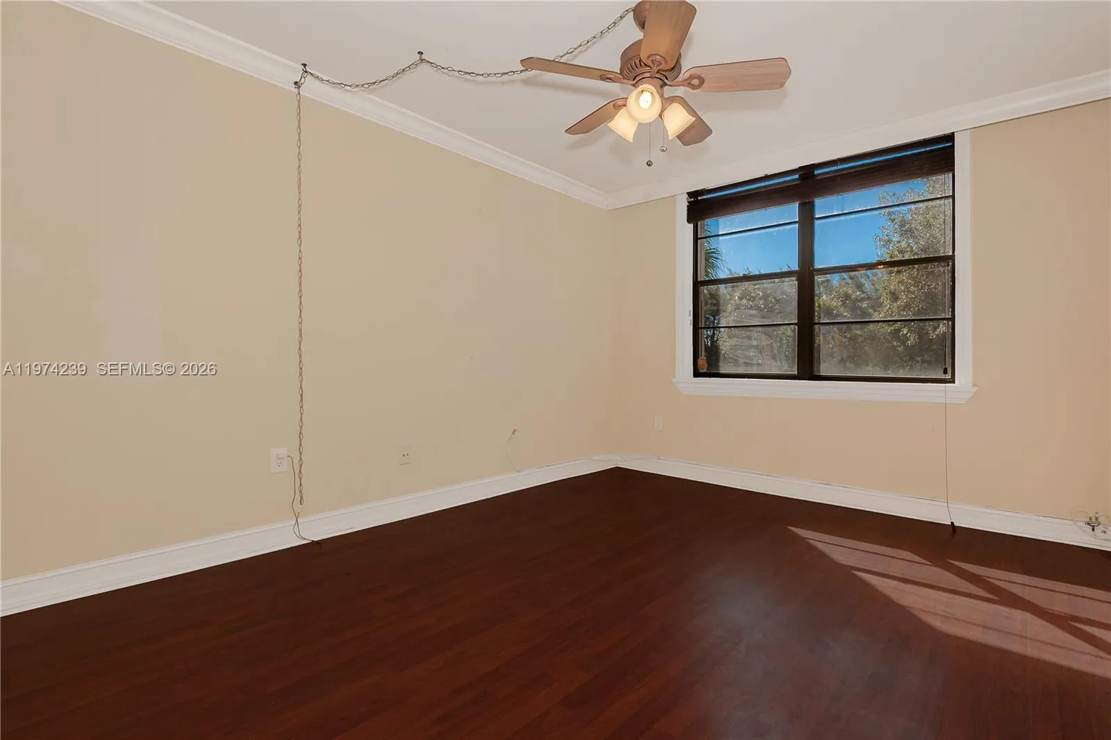 2nd bedroom with double wide window for natural light.\n