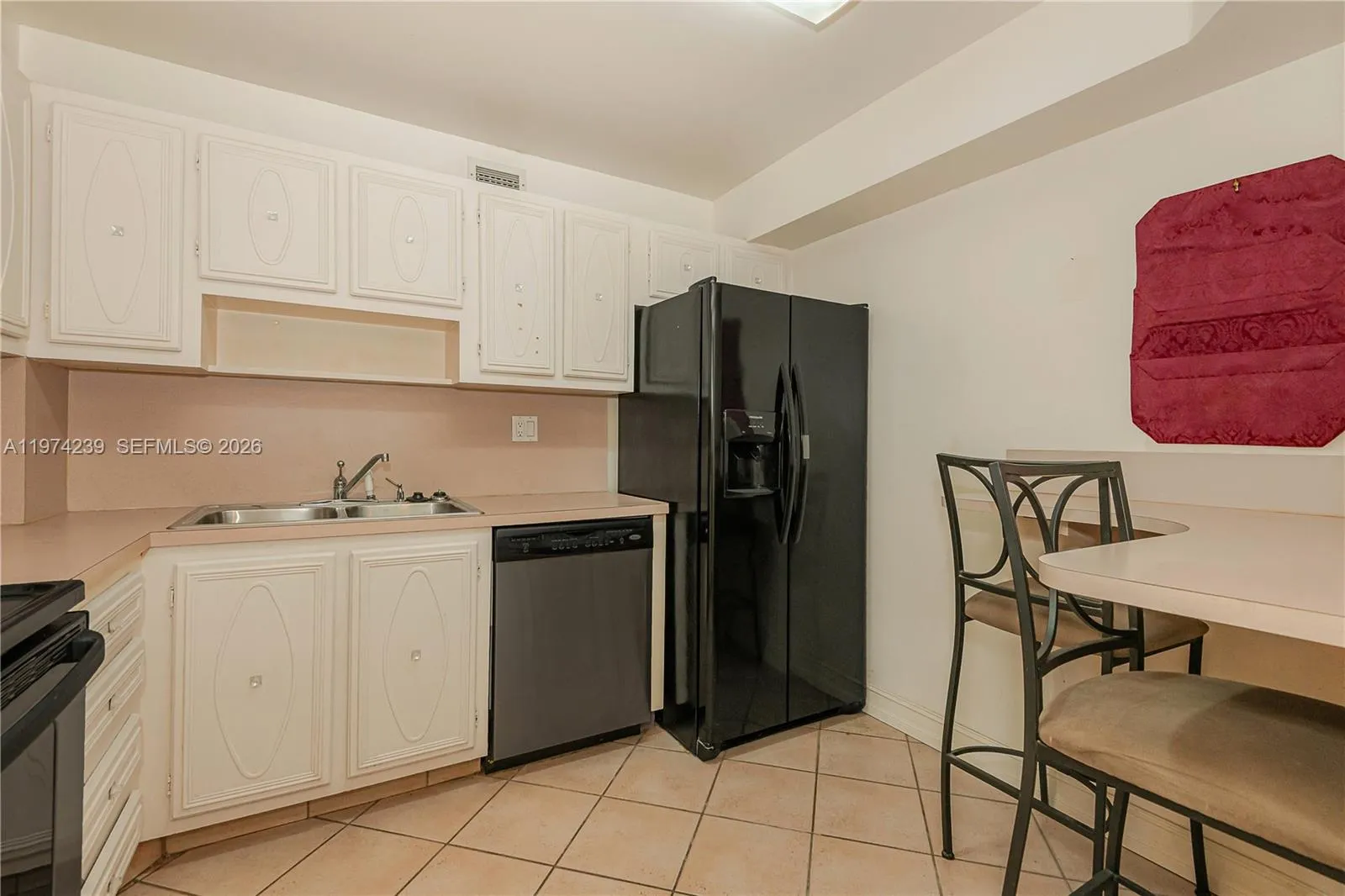 Overall look of the kitchen.