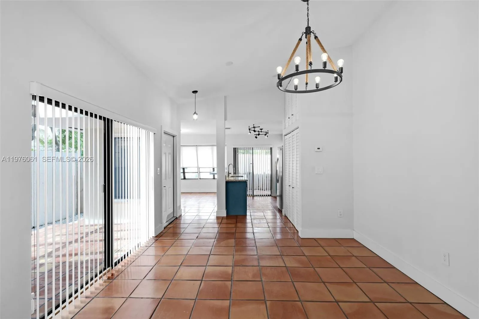 Living Room/ Dining Room leading into kitchen
