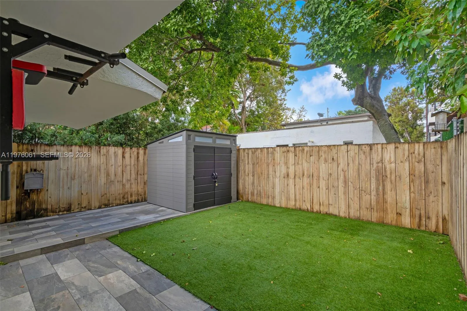 Spacious backyard to unwind and entertain