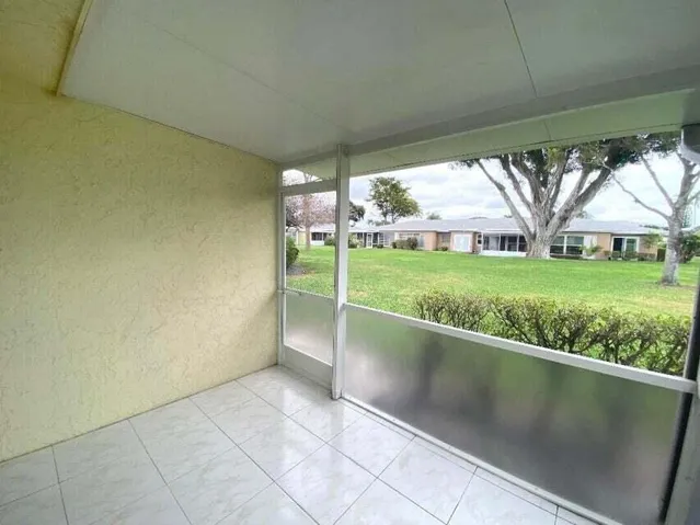 Screened patio