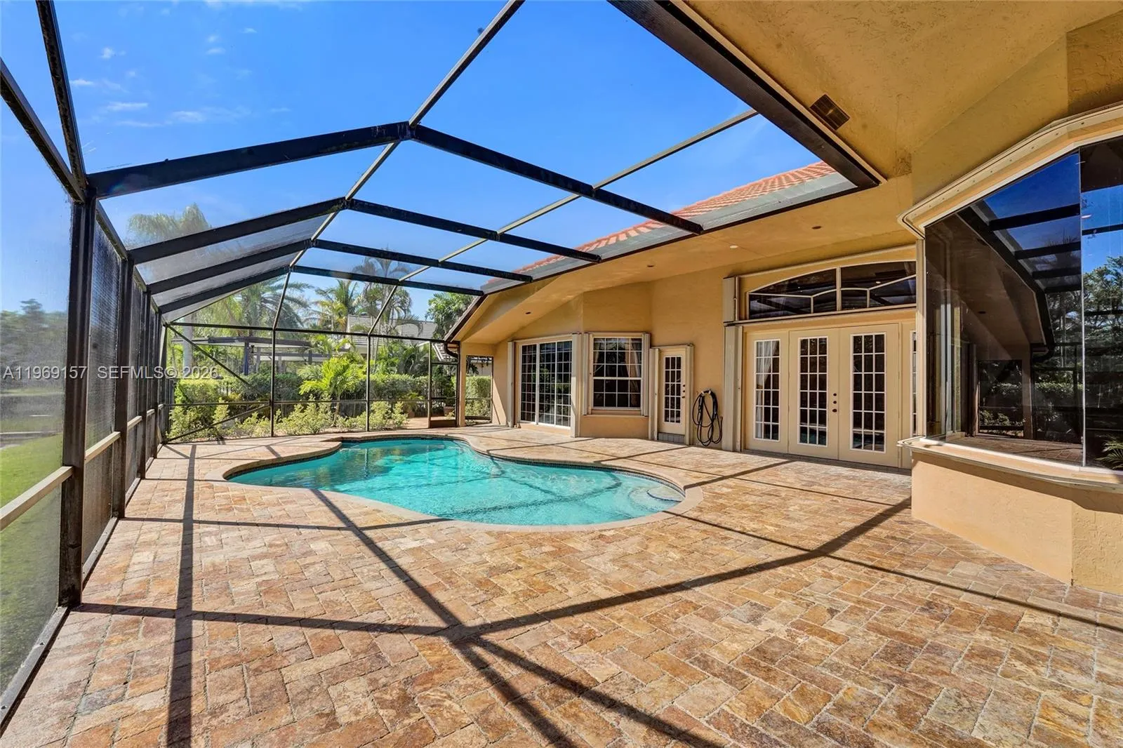Screened-in Pool area