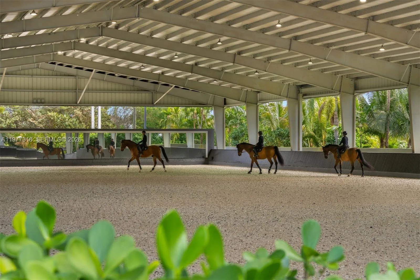 One of Broward\'s largest covered indoor arenas.