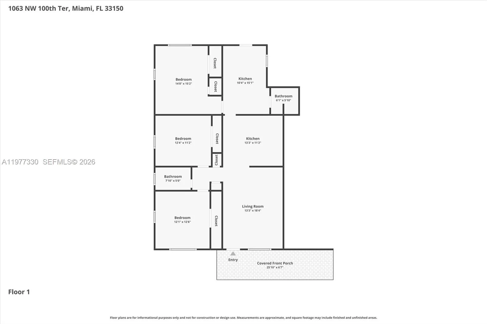 1061 Nw 108 Ter, Miami, Florida 33168, Miami, Florida 33168, ,Residential Income,For Sale,1061 Nw 108 Ter, Miami, Florida 33168,A11977330