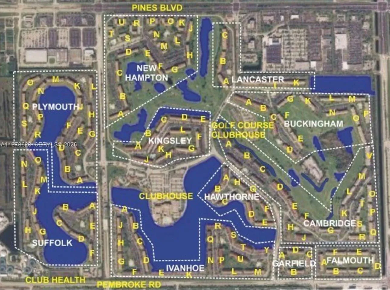 CENTURY VILLAGE COMMUNITY MAP- PLYMOUTH BUILDING P UNIT 101