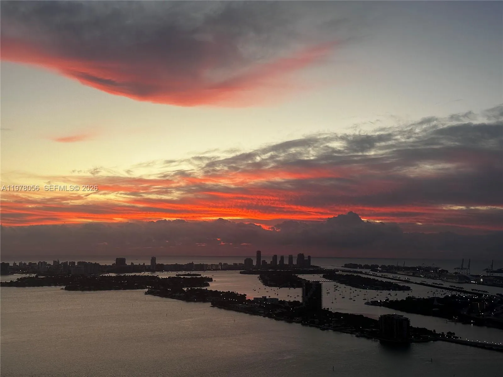 Sunset Bay view from Balcony