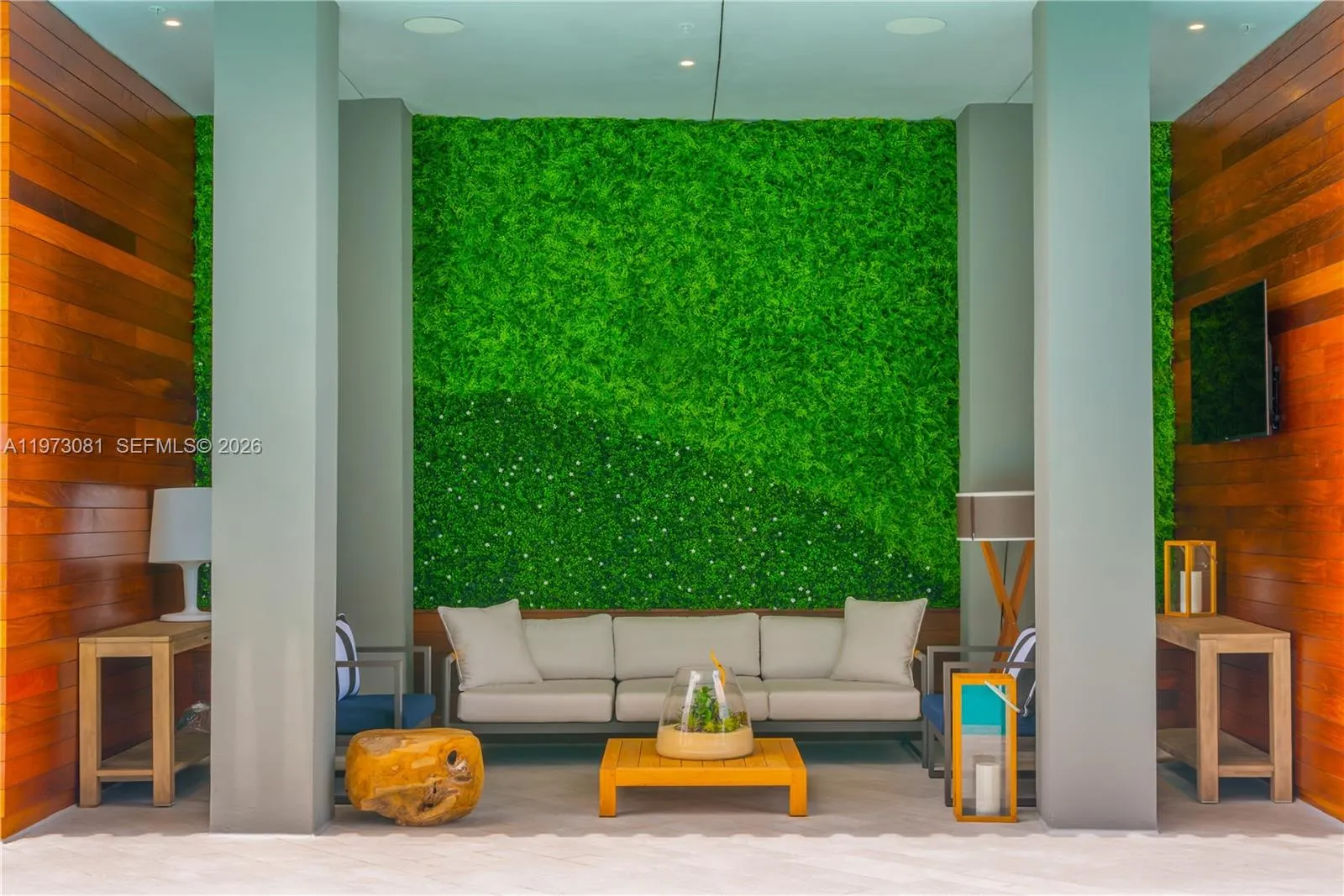 This lounge area is next to the Pool. You can get service from the restaurant there.