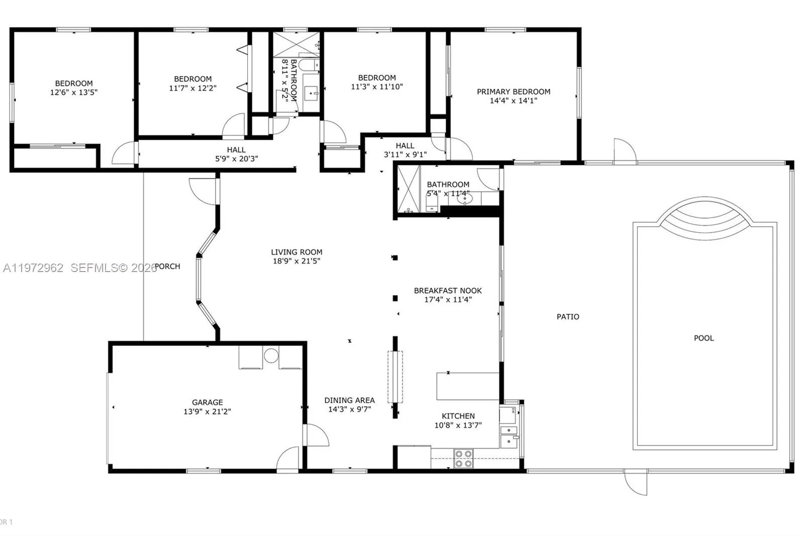 5518 Mckinley St, Hollywood, Florida 33021, Hollywood, Florida 33021, 4 Bedrooms Bedrooms, ,2 BathroomsBathrooms,Residential,For Sale,5518 Mckinley St, Hollywood, Florida 33021,A11972962
