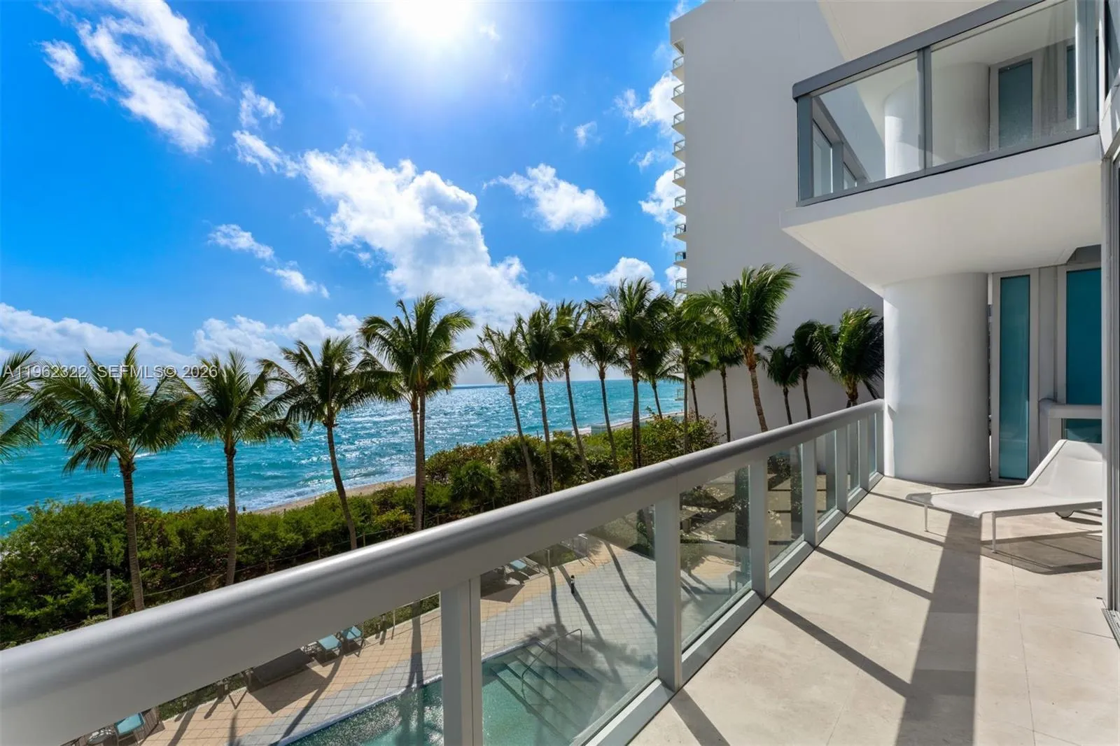 Balcony from living room