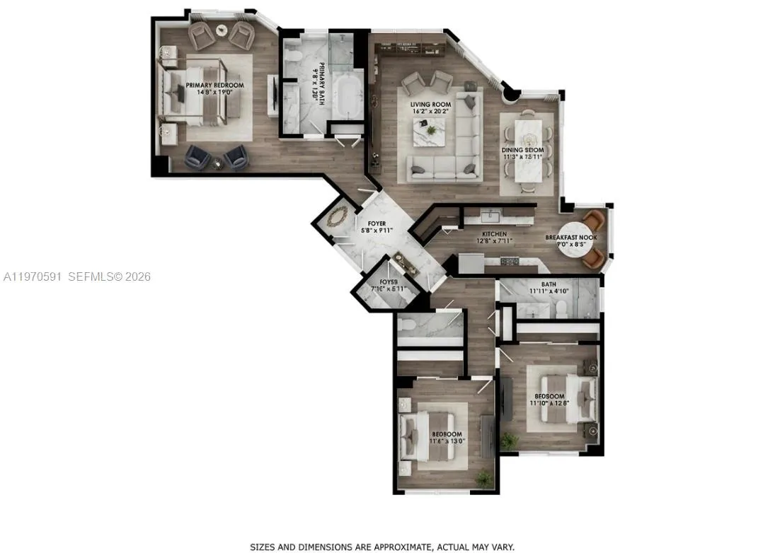1000 E Island Blvd 1004, Aventura, Florida 33160, Aventura, Florida 33160, 3 Bedrooms Bedrooms, ,2 BathroomsBathrooms,Residential,For Sale,1000 E Island Blvd 1004, Aventura, Florida 33160,A11970591