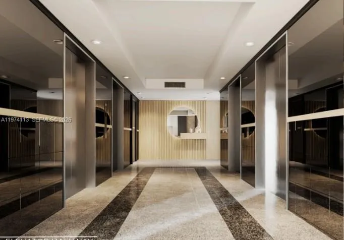 Rendering of potencial Elevator Hallway