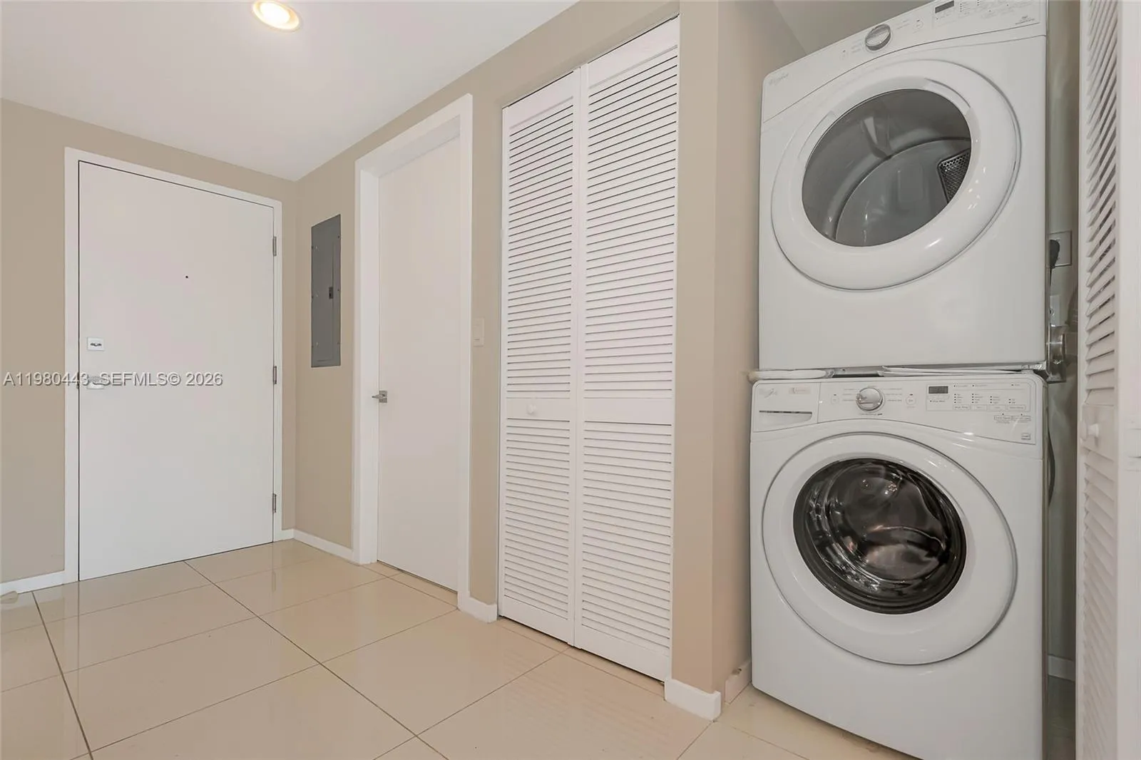 Full size washer and dryer
