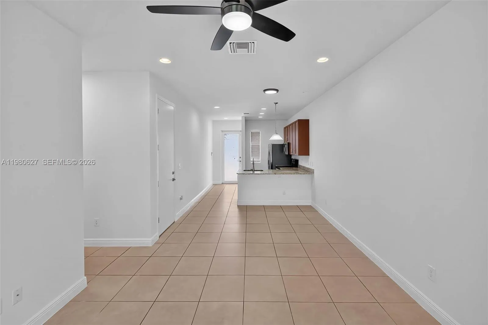 Living room and Kitchen