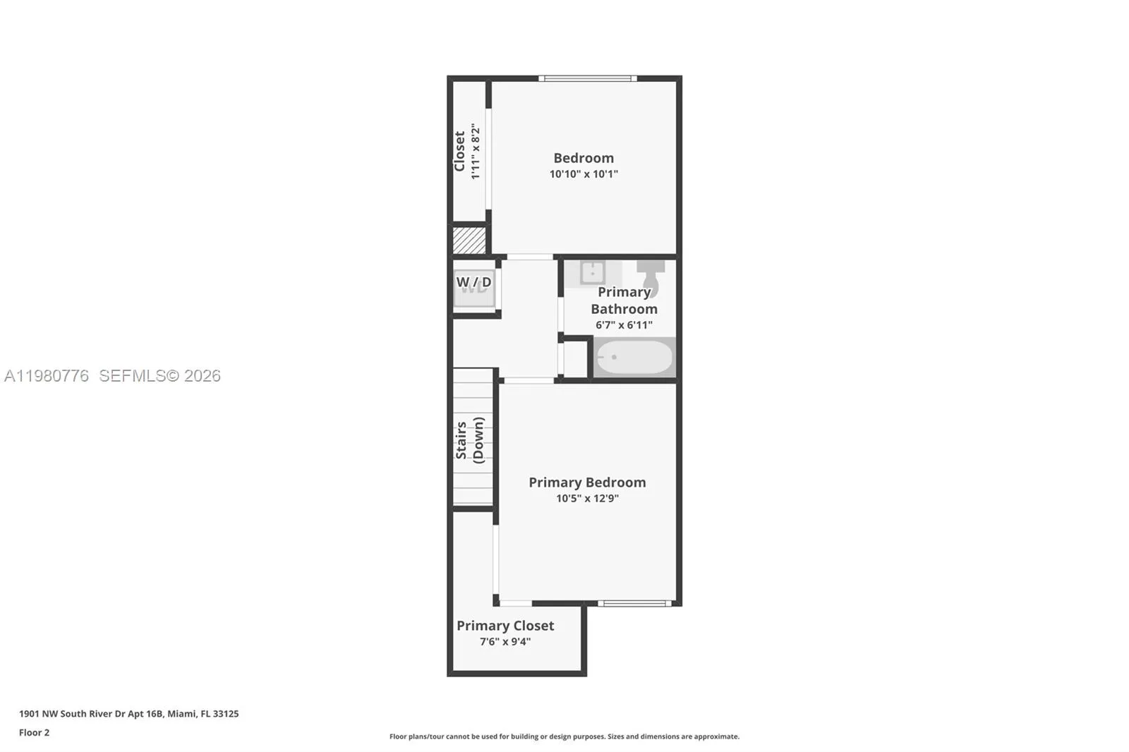 1901 Nw S River Dr 16b, Miami, Florida 33125, Miami, Florida 33125, 2 Bedrooms Bedrooms, ,1 BathroomBathrooms,Residential,For Sale,1901 Nw S River Dr 16b, Miami, Florida 33125,A11980776