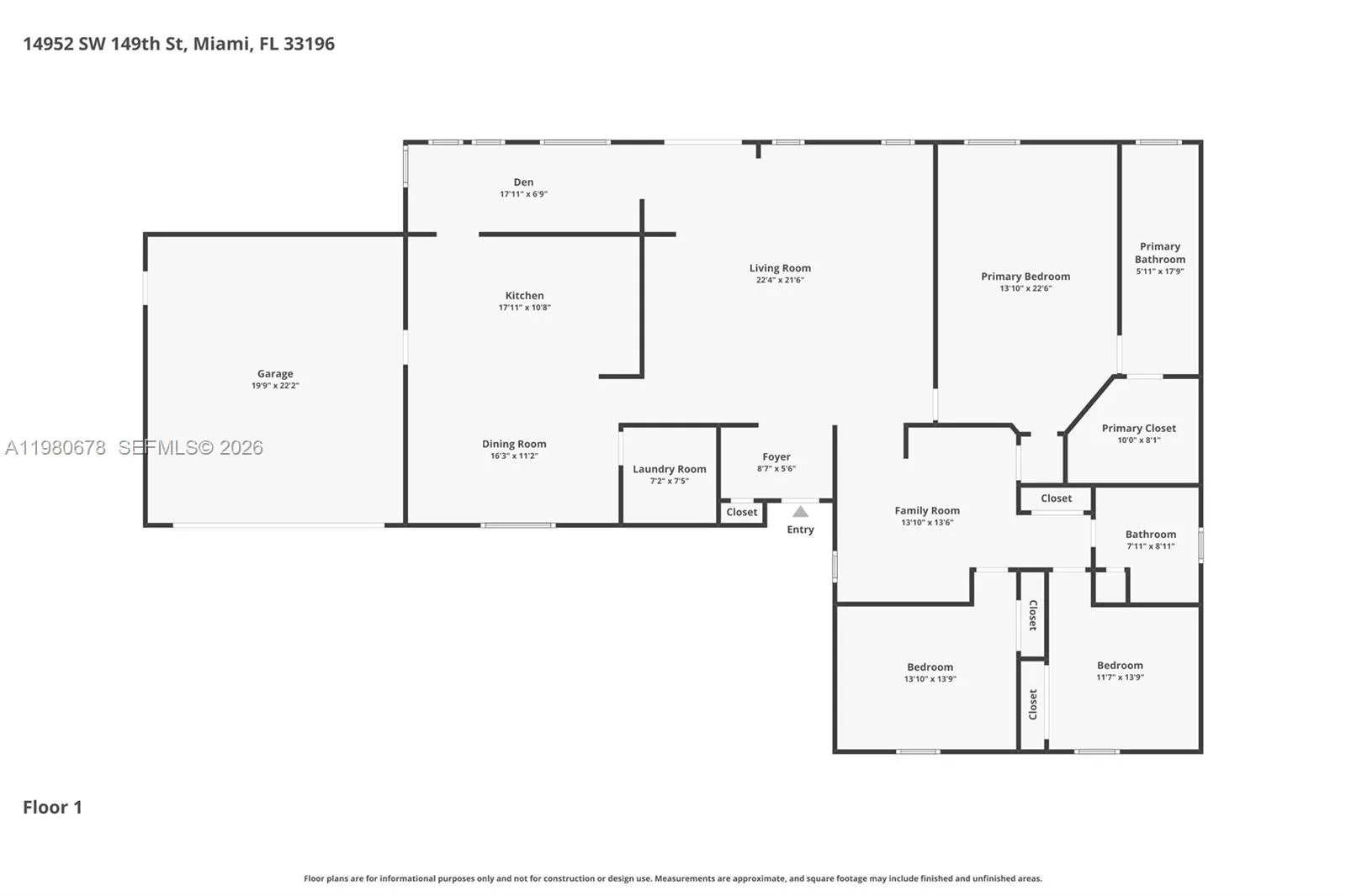 14952 Sw 149th St, Miami, Florida 33196, Miami, Florida 33196, 3 Bedrooms Bedrooms, 9 Rooms Rooms,2 BathroomsBathrooms,Residential,For Sale,14952 Sw 149th St, Miami, Florida 33196,A11980678