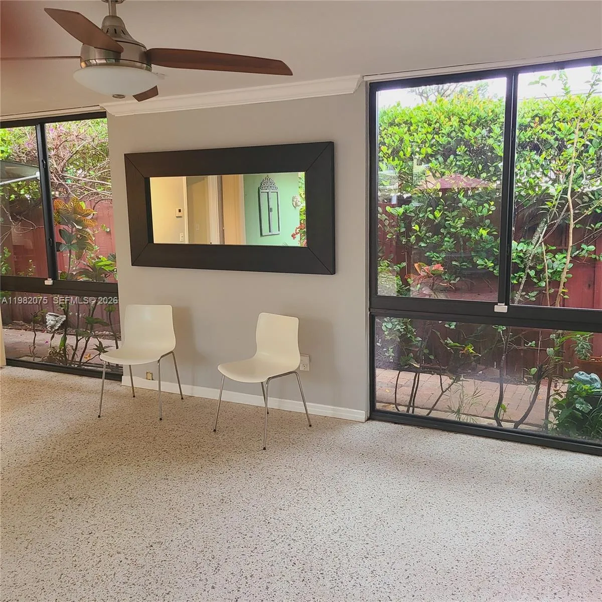 custom vertical shades throughout