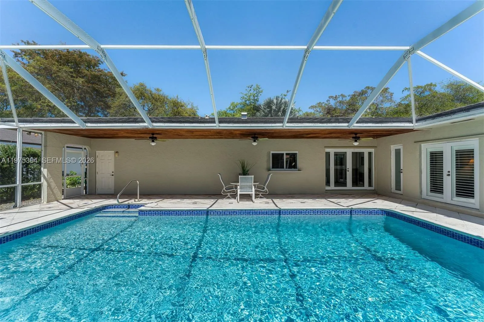 Screened pool, patio and veranda