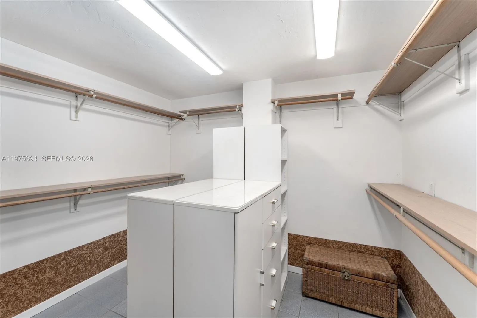 Primary walk-in closet