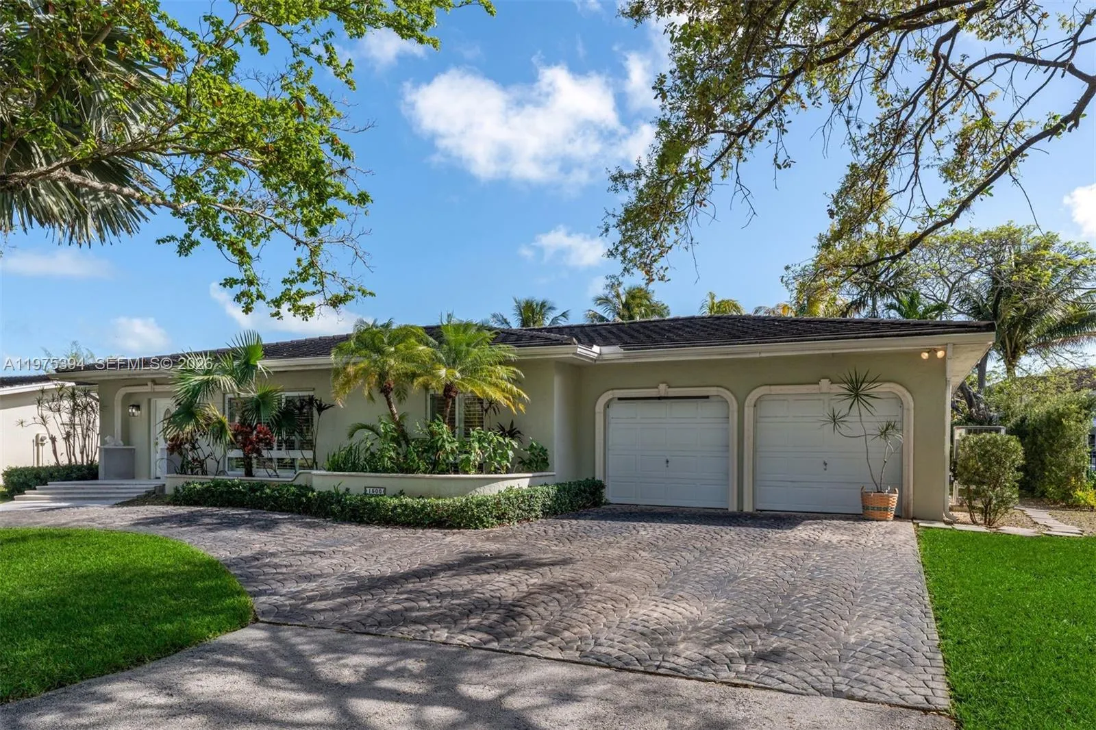 Two car garage