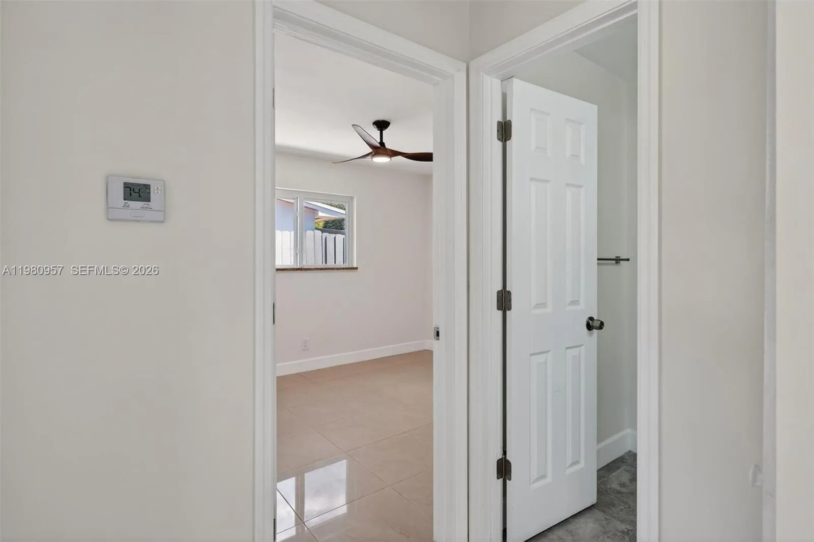 Left side of the house-2 bedrooms and full bath