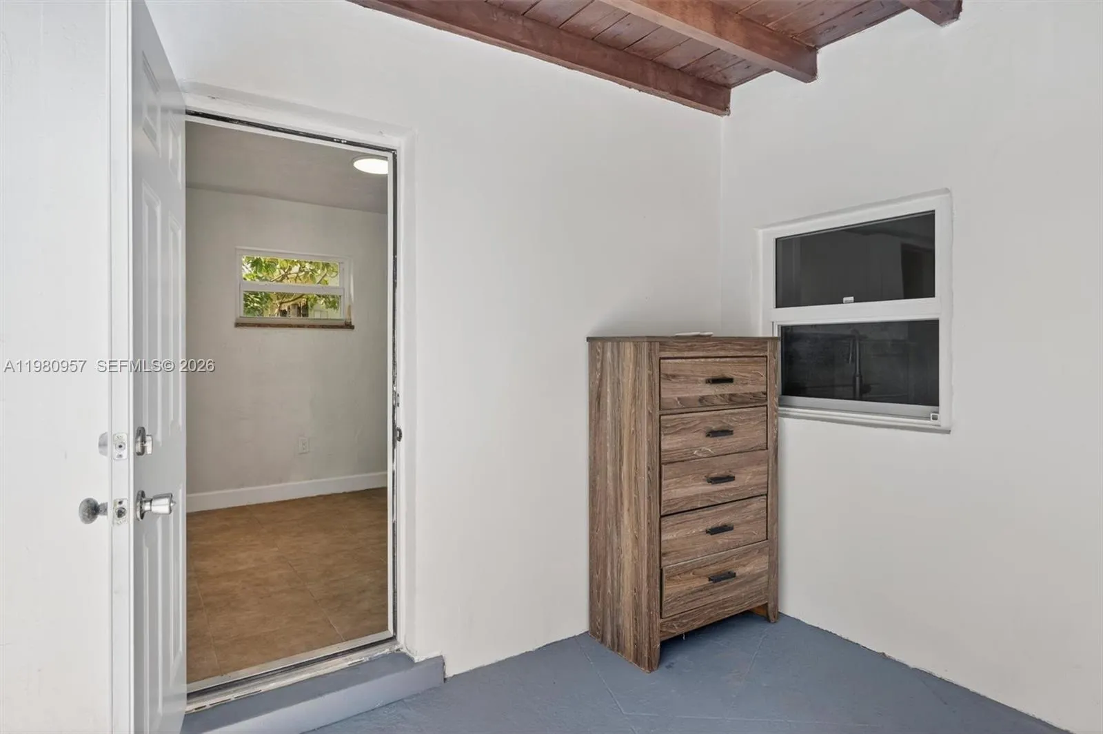 Door to the laundry room