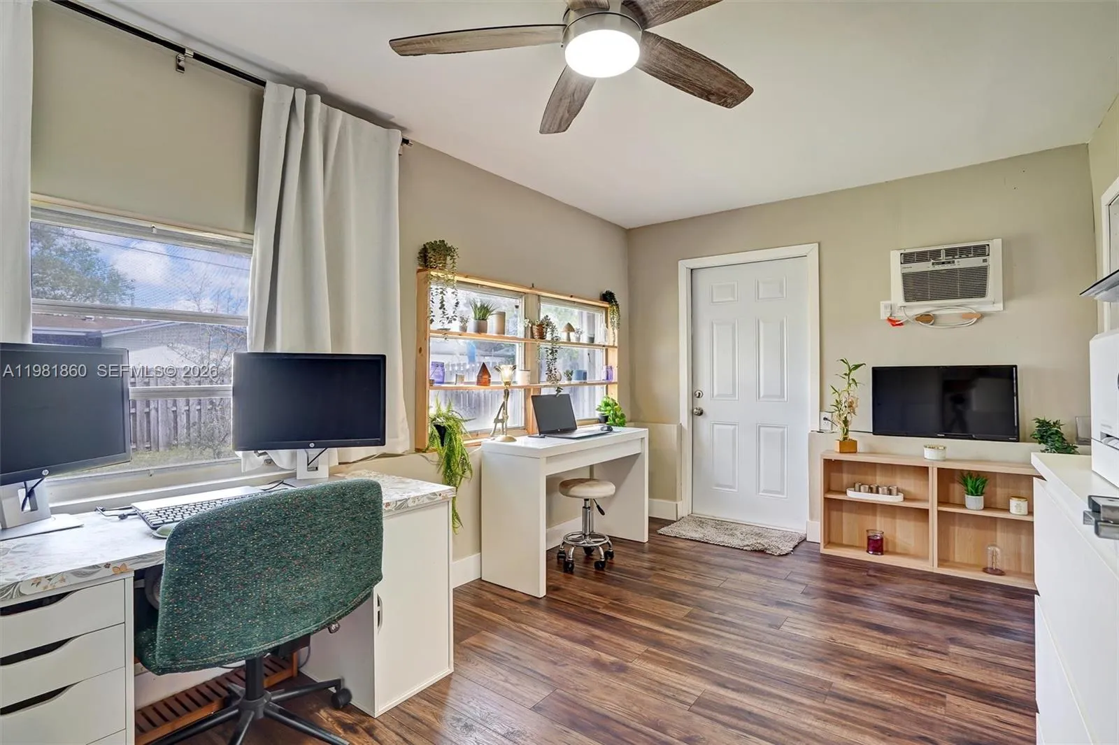 used as third bedroom