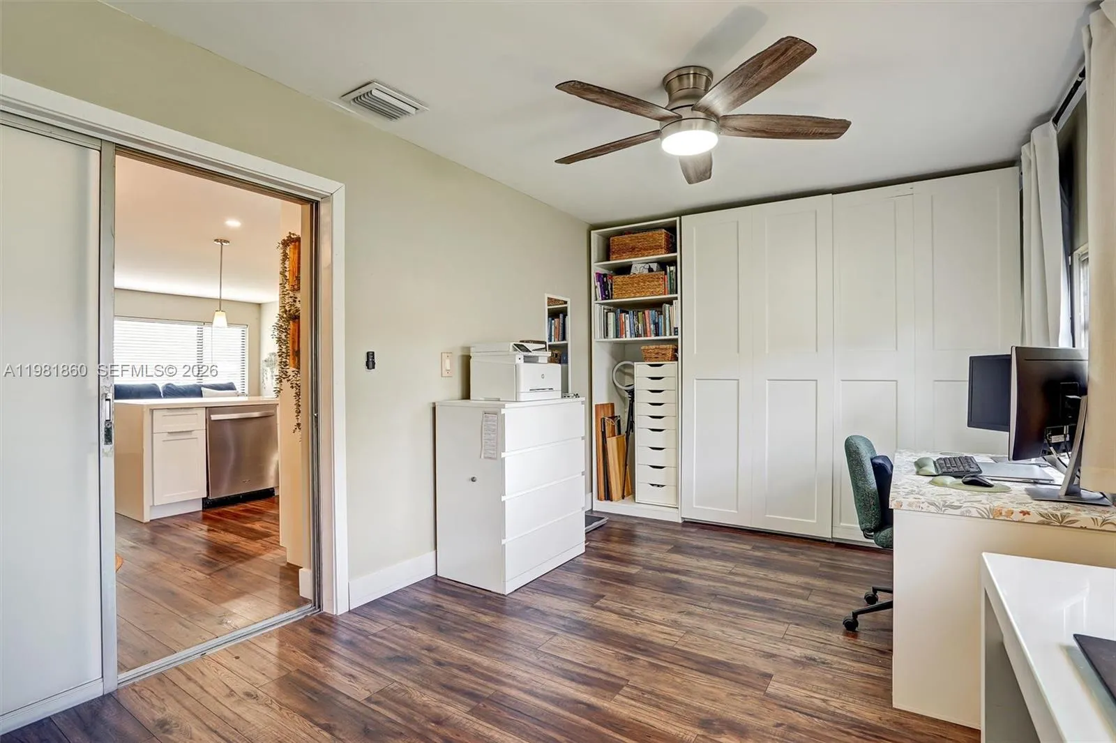 Used as third bedroom