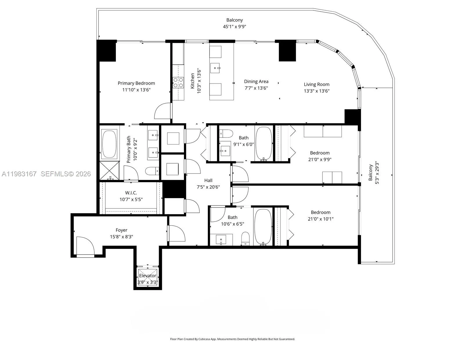 801 S Miami Ave 4509, Miami, Florida 33130, Miami, Florida 33130, 3 Bedrooms Bedrooms, ,3 BathroomsBathrooms,Residential,For Sale,801 S Miami Ave 4509, Miami, Florida 33130,A11983167