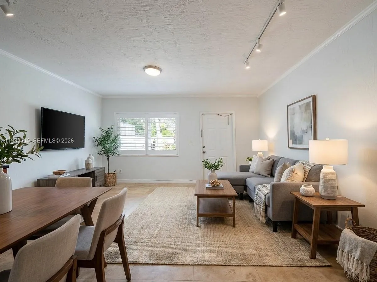 Virtually Furnished Living Room