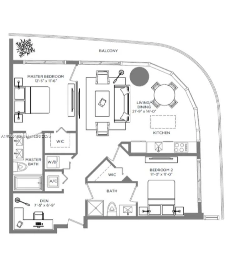 55 Sw 9th St 2901, Miami, Florida 33130, Miami, Florida 33130, 2 Bedrooms Bedrooms, ,2 BathroomsBathrooms,Residential Lease,For Rent,55 Sw 9th St 2901, Miami, Florida 33130,A11985182