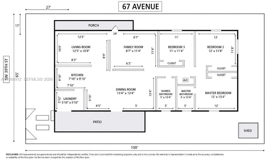 3900 Sw 67th Ave, Miami, Florida 33155, Miami, Florida 33155, 3 Bedrooms Bedrooms, ,2 BathroomsBathrooms,Residential,For Sale,3900 Sw 67th Ave, Miami, Florida 33155,A11984912