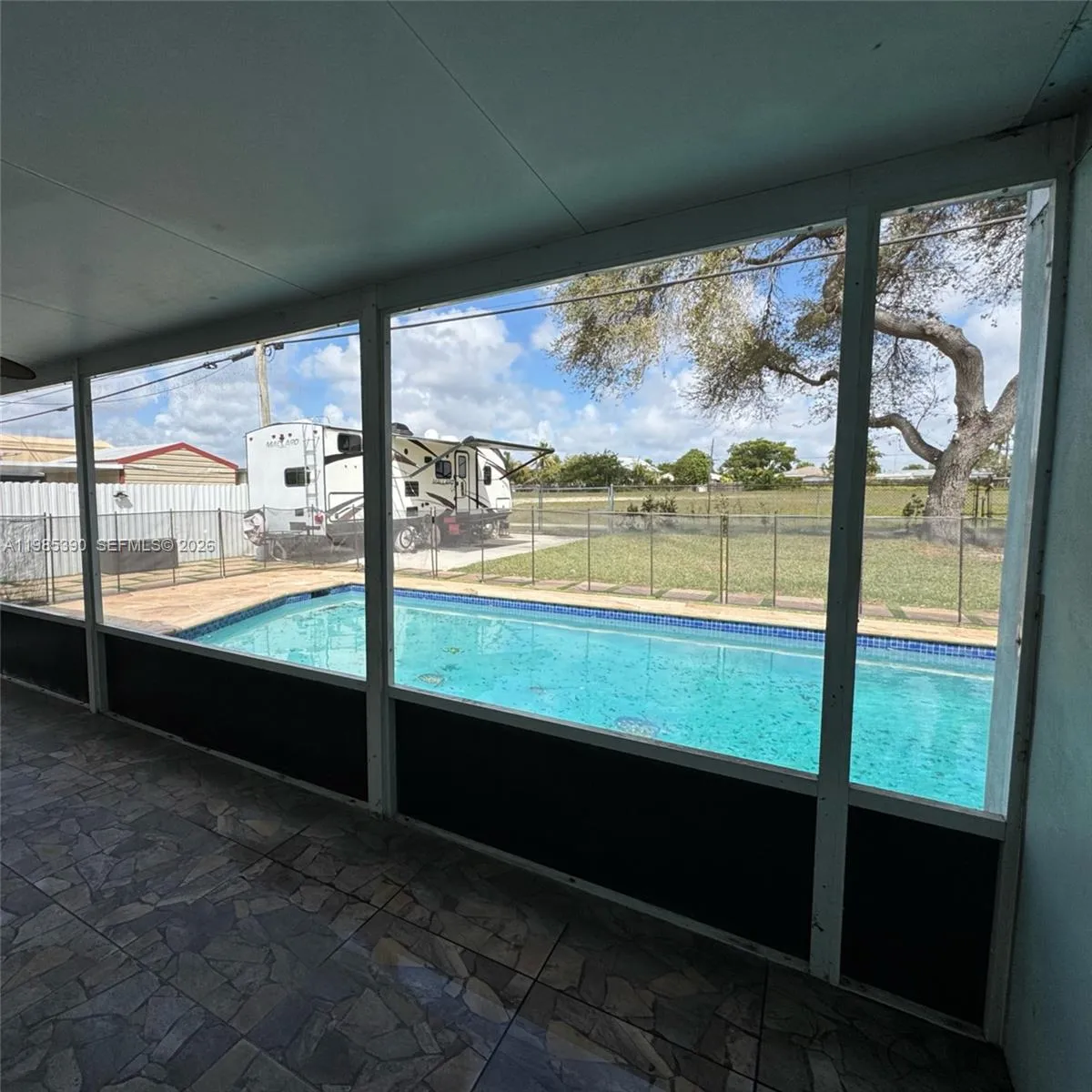 screened patio