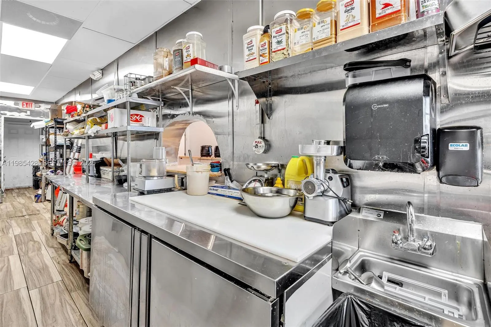 Prep area