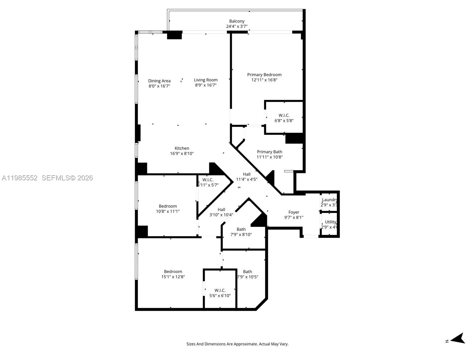 500 Brickell Ave 3901, Miami, Florida 33131, Miami, Florida 33131, 3 Bedrooms Bedrooms, ,2 BathroomsBathrooms,Residential,For Sale,500 Brickell Ave 3901, Miami, Florida 33131,A11985552