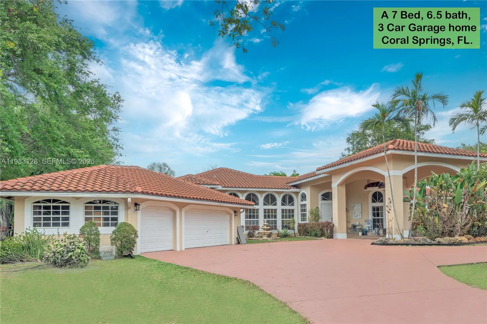 9675 Nw 39th Ct, Coral Springs, Florida 33065, Coral Springs, Florida 33065, 7 Bedrooms Bedrooms, ,6 BathroomsBathrooms,Residential,For Sale,9675 Nw 39th Ct, Coral Springs, Florida 33065,A11983128