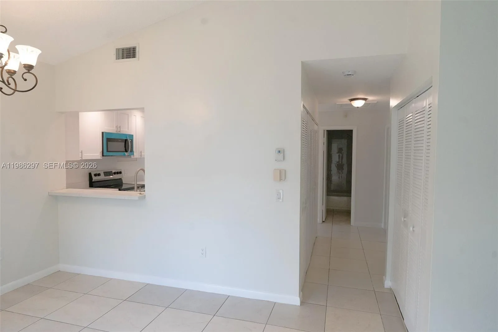 Hallway closet & Laundry