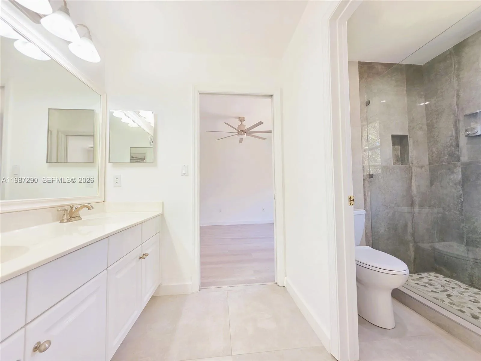 Shared Bathroom between 2nd and 3rd Bedroom