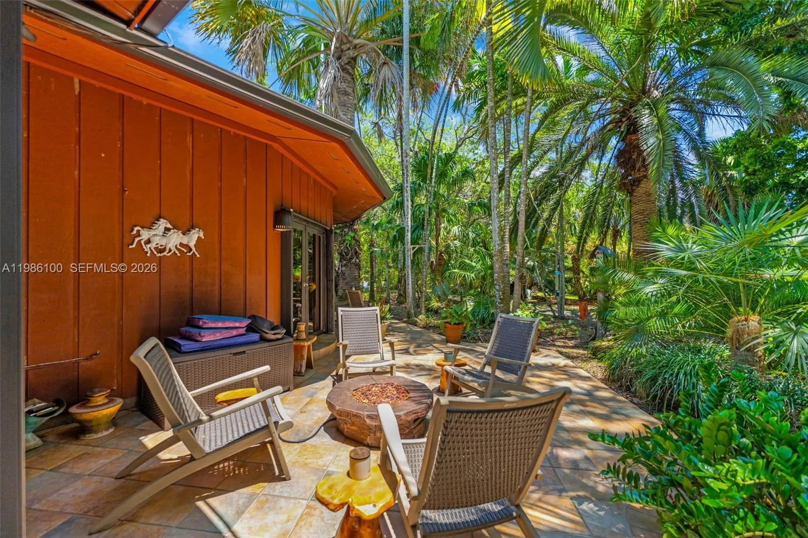 GRAB A LIL FRESH AIR OFF MAIN SUITE ENJOY THE FIRE PIT IN EVENINGS UNDER THE STARS